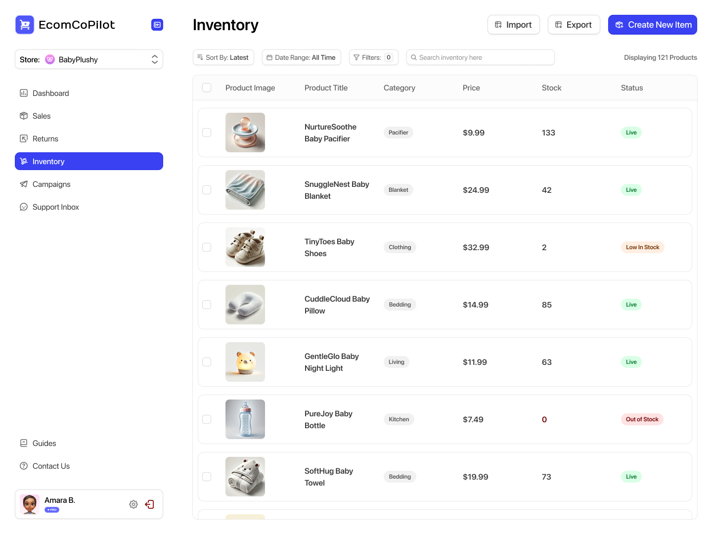 EcomCoPilot Features